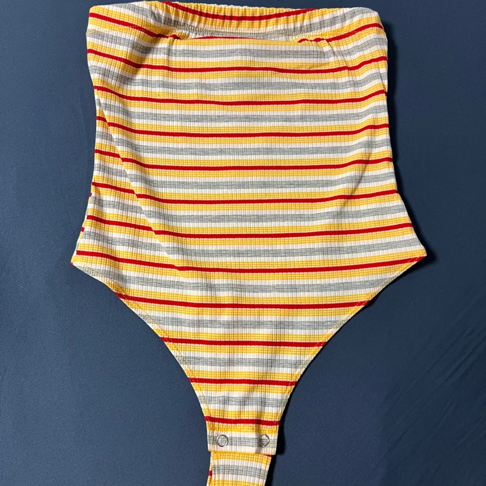 Striped bodysuit - Picture 2 of 2